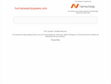 Tablet Screenshot of hurricanesandyspeaks.com